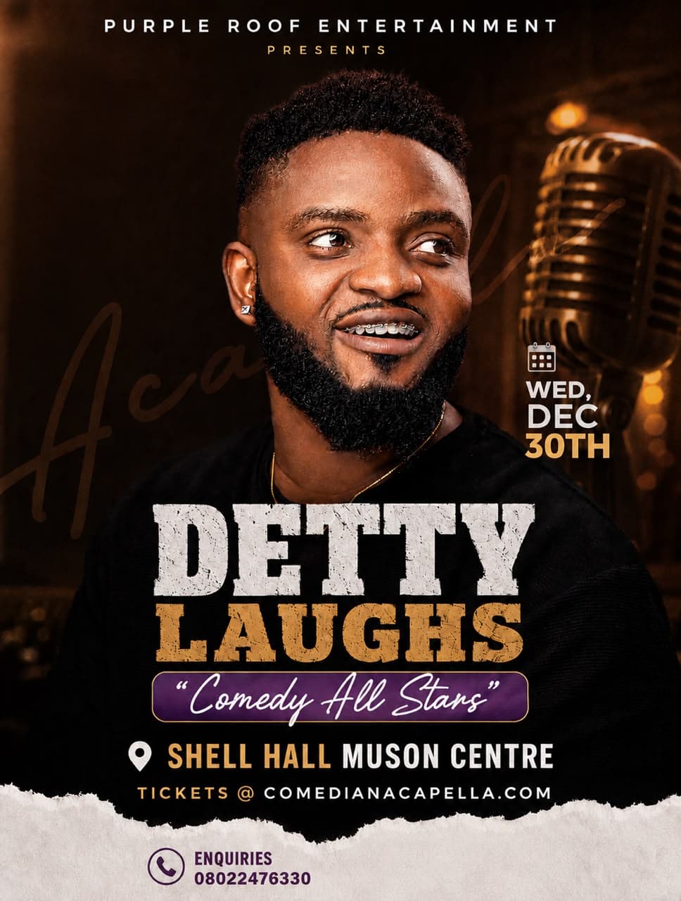 Detty Laffs Comedy All Stars Poster